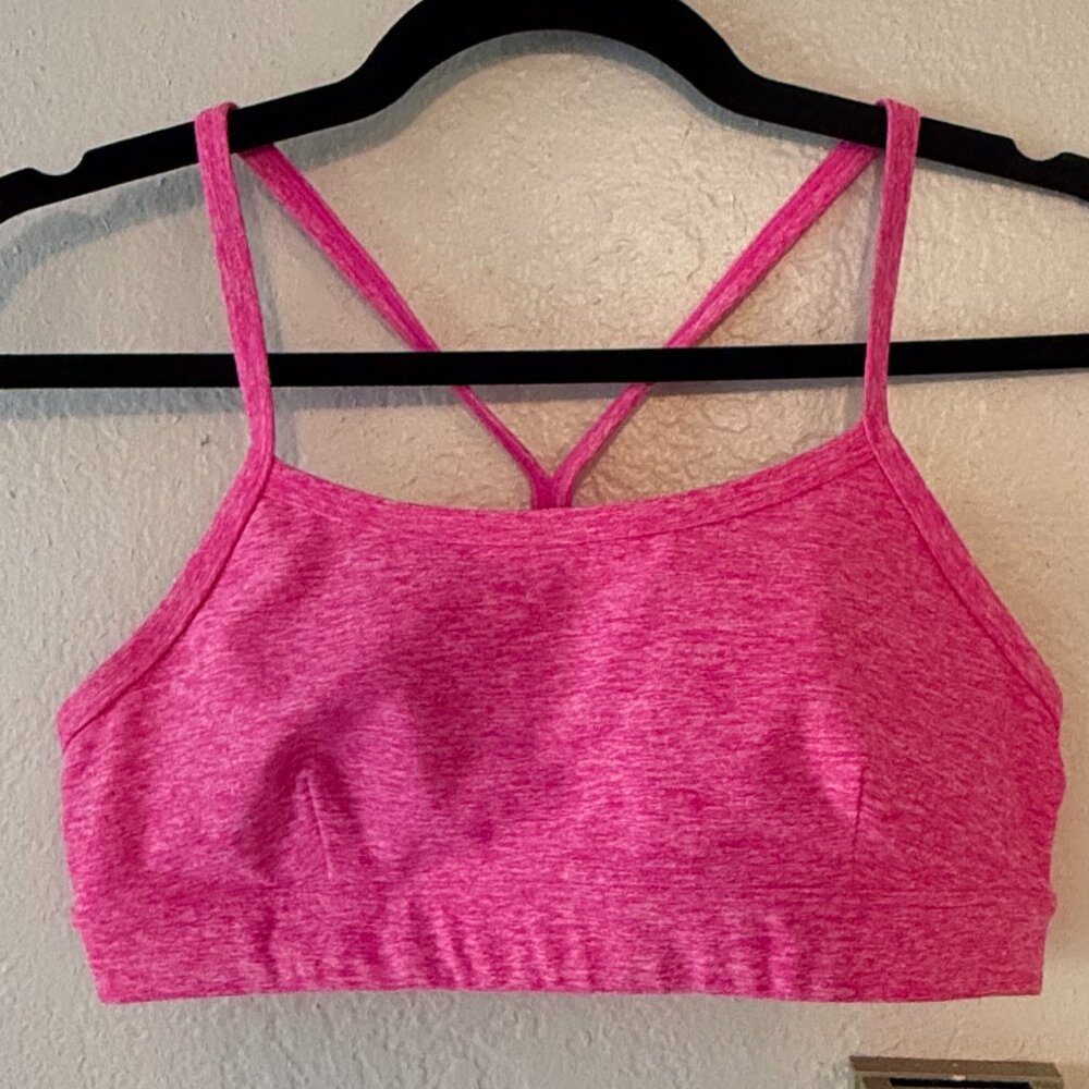 ALO Yoga Pink Bra Size M